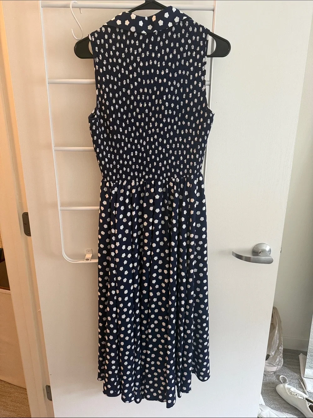 Kate Spade Navy Cloud Dot Midi Dress